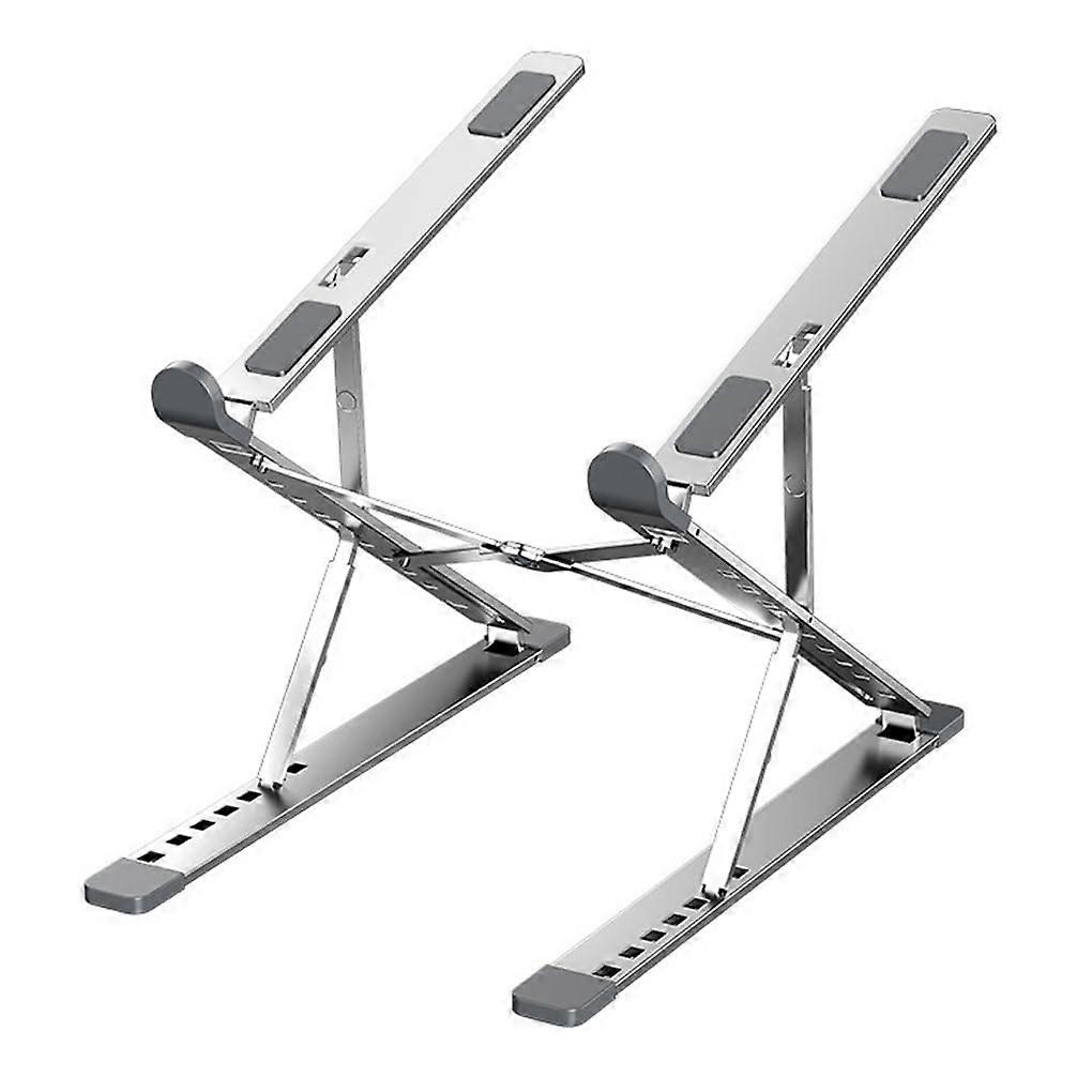 Aluminum Alloy Folding Laptop Holder Ergonomic Adjustable Notebook Stand for Home Office Desktop Use