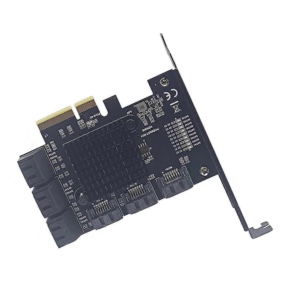 9 Ports PCIE to Card 3 PCIe 1X Express Expansion Card PCIE Controller Multiplier 6Gbps Expansion Adapter A