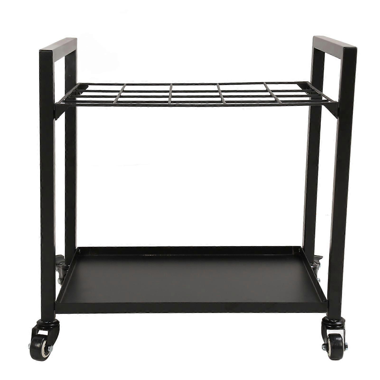20 Slots Blueprint Storage Rack Cart Blueprint Roll File Holder Metal Blueprint Holder with Wheels for Office School