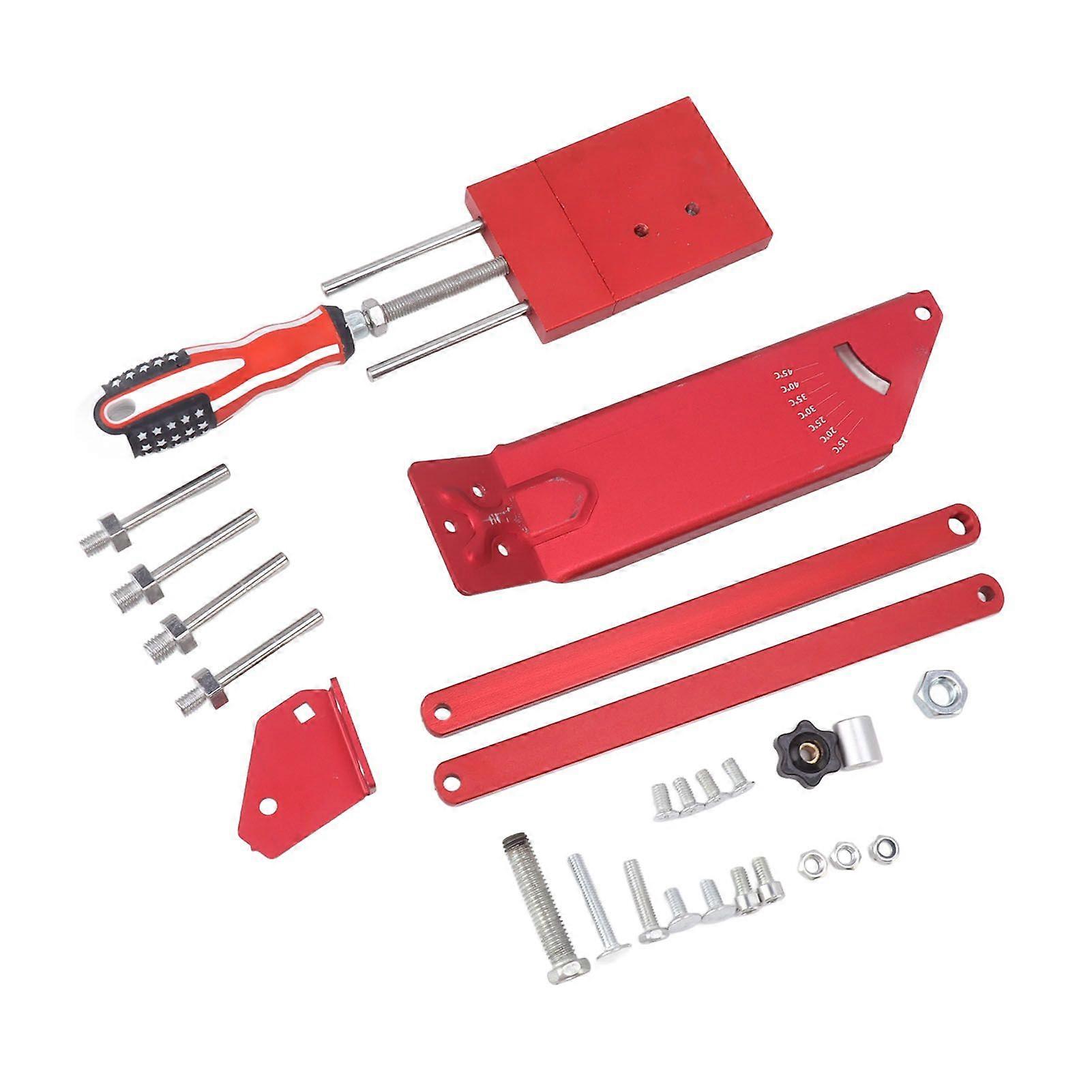 Lawn Mower Blade Sharpener 15 to 45 Adjustable Sharpener Tool Kit for Straight and Standard Lawn Mower Blade