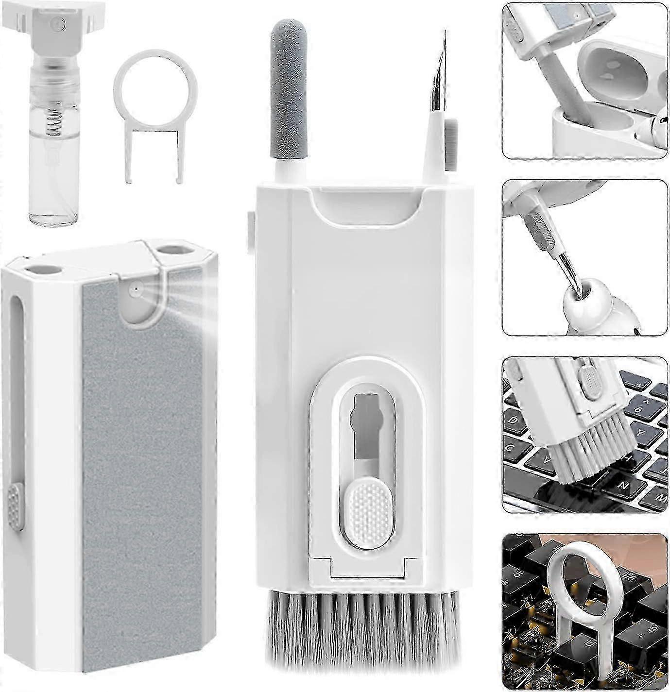 8 in 1 Multifunctional Keyboard Earphone Cleaner with KeyCaps Puller 2025