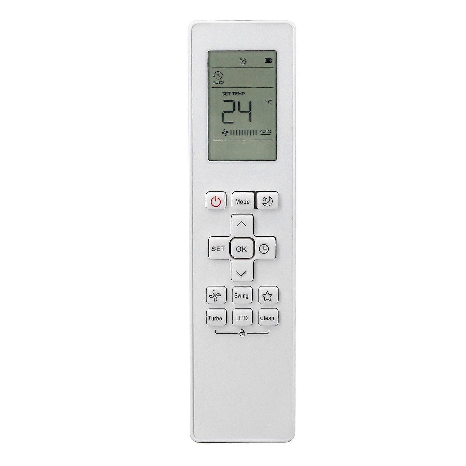 Air Conditioner Remote Control Clear Buttons Comfortable Grip Impact Resistance for Unical