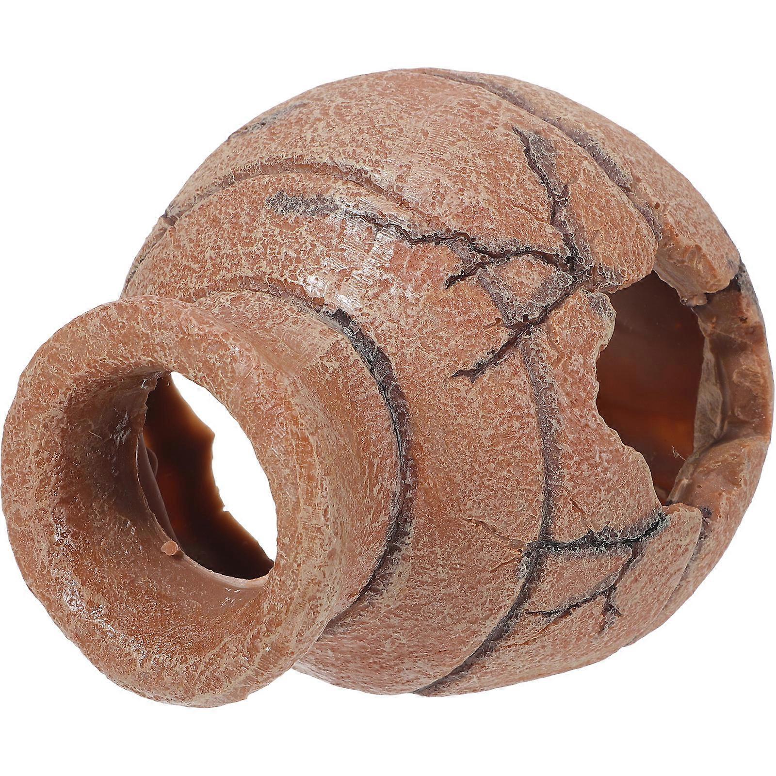 Reptile Cave Hideout for Decoration 4Pcs Turtle Cave Critter Hiding Place