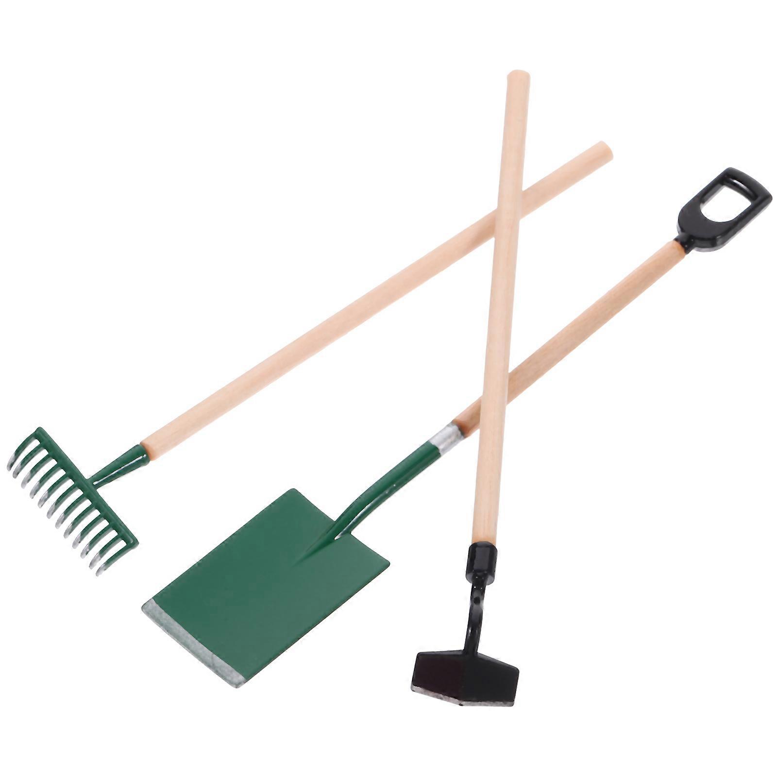 Miniature Farm Tools Gardening Tool Set for Decoration 1Set Dollhouse