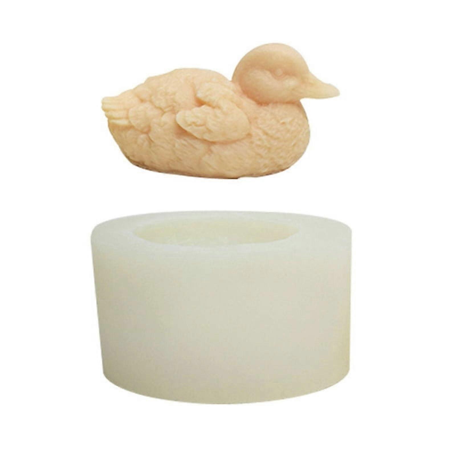 WINDLAND Swimming Duck Shape Epoxy Resin Mold DIY Candle Mold Table Ornament Making Tool