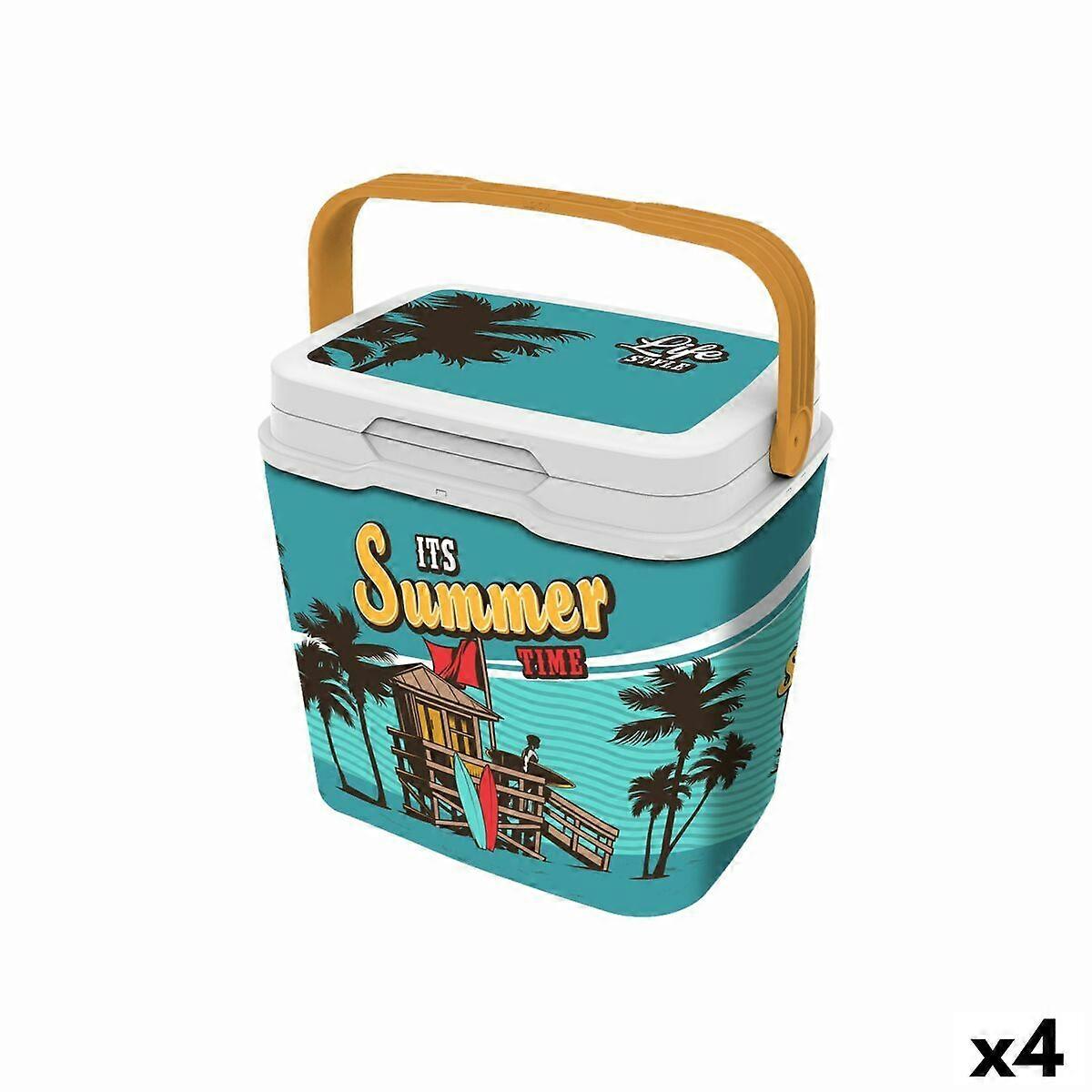 Portable Fridge Aquapro Summer Time Multicolour 15 L (4 Units)