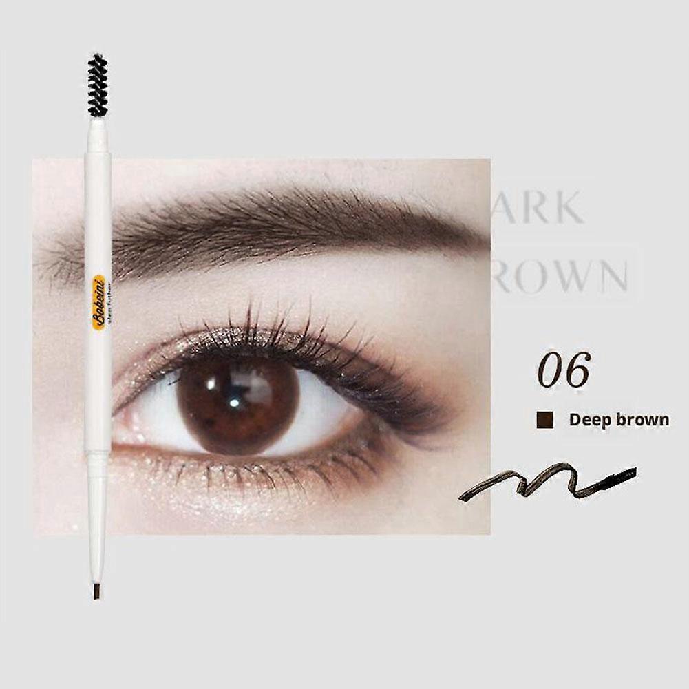 Triangle Core Eyebrow Pencil Long Lasting Smudge Proof Natural Look Easy Application 6 Colors