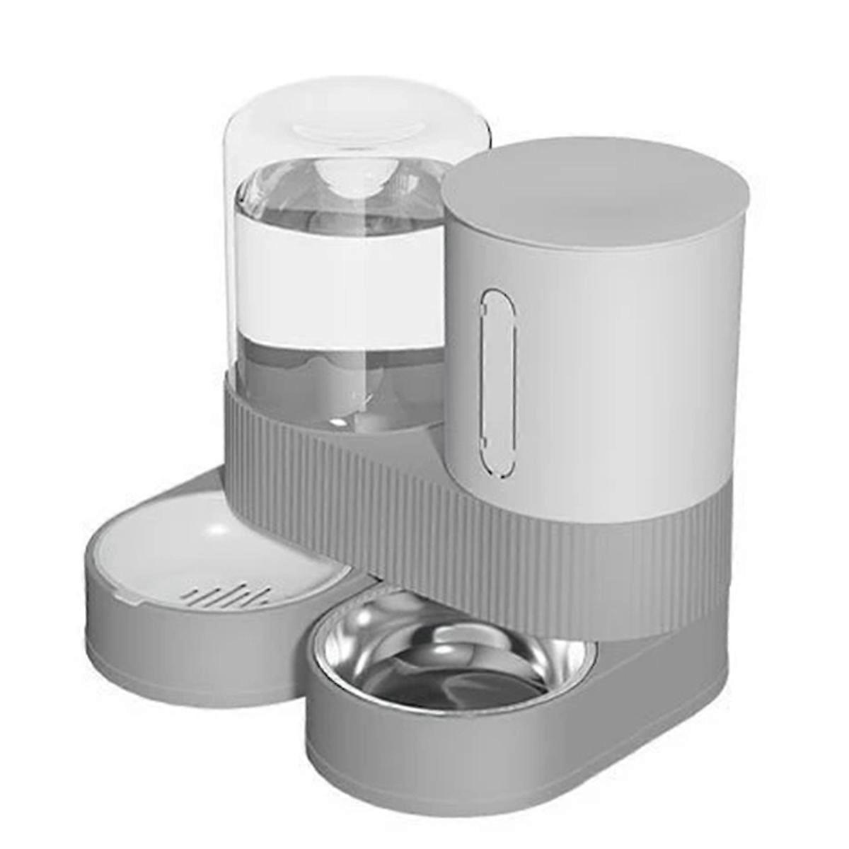 Dog and Cat Feeder Pet Feeding and Drinking Water Feeder 360 ° Free Rotating Feeding and Drinking Su