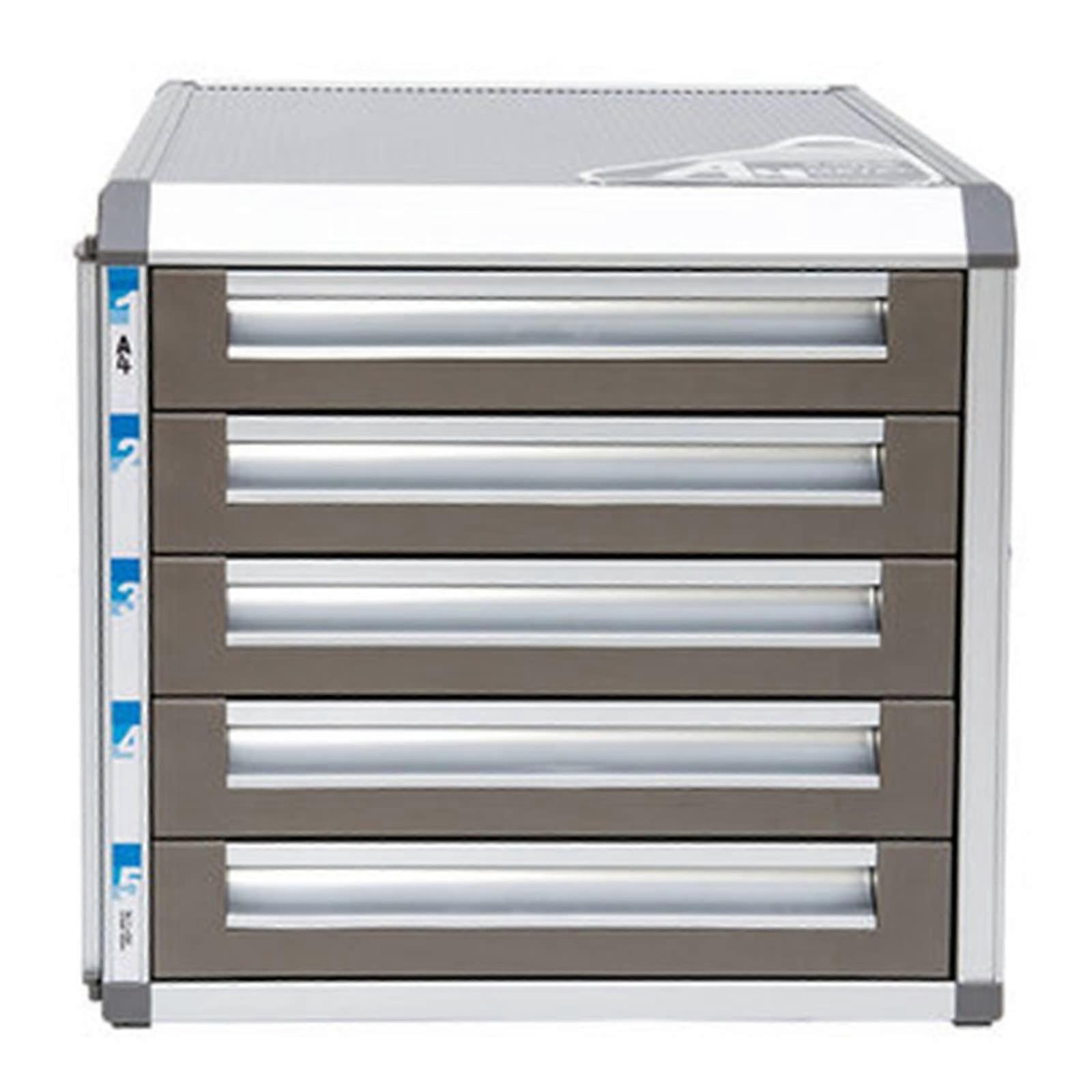 Modern Vertical File Cabinet With MultiLayer Locking Drawers And Combination Lock For Home Office Storage