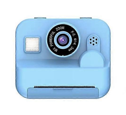 Instant Print Camera 48Mp Dual Lens 2.4" Ips Screen Thermal Printing(Blue) Instant Cameras
