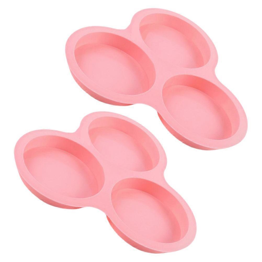 8Pcs Silicone Egg Molds Air Fryer Accessories Ideal For Baking Tools At Home And During Friends Gatherings In Pink Color Designed For Easy Cleaning