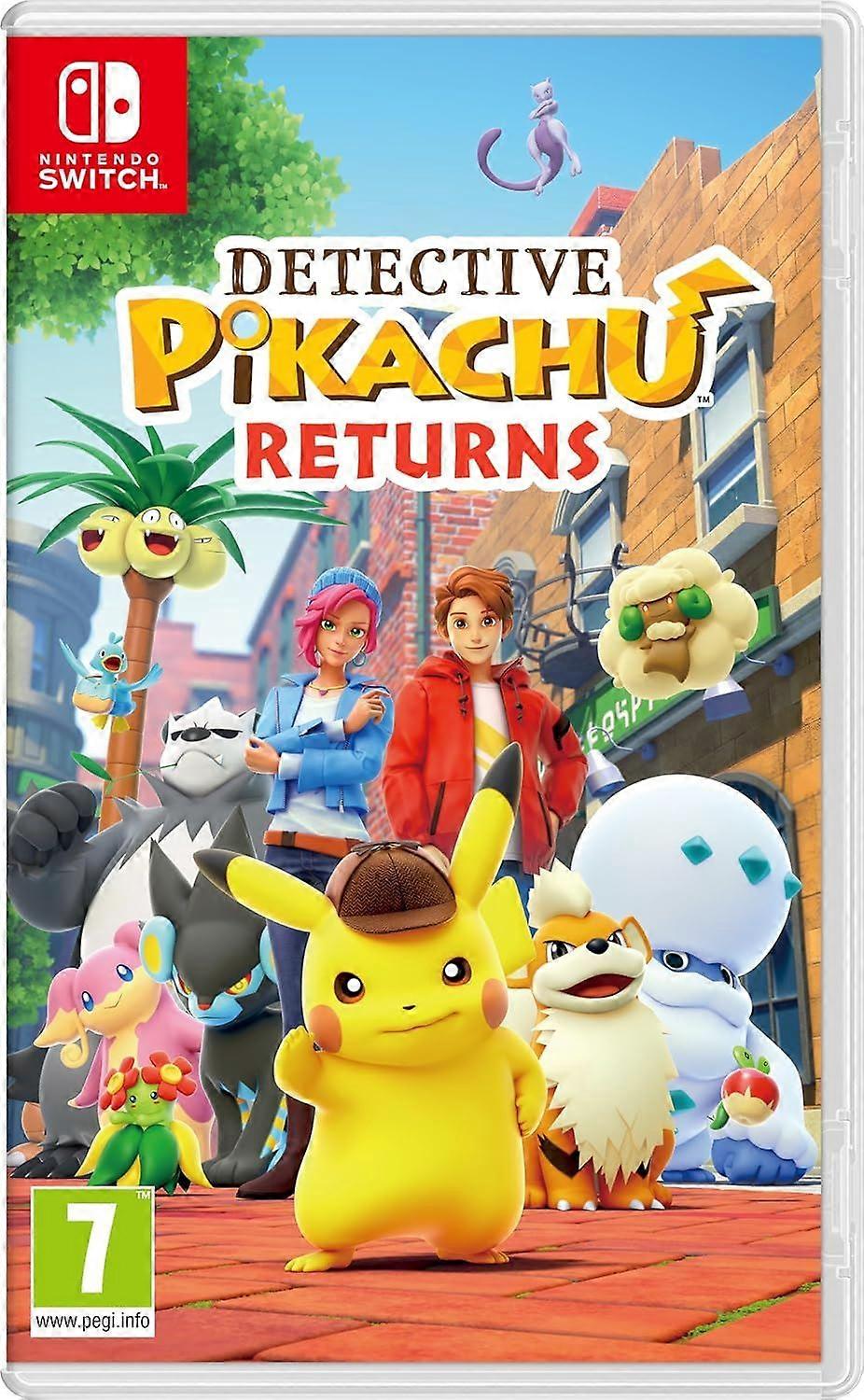 Detective Pikachu Returns Switch Game (Japanese Box)