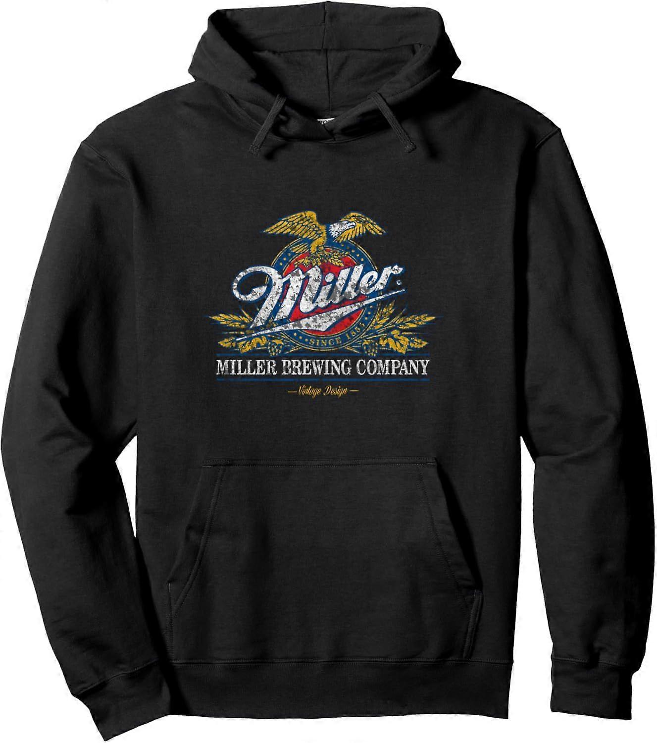 Miller Eagle Crest Beer Pullover-hettegenser Pullover-hettegenser YX 354