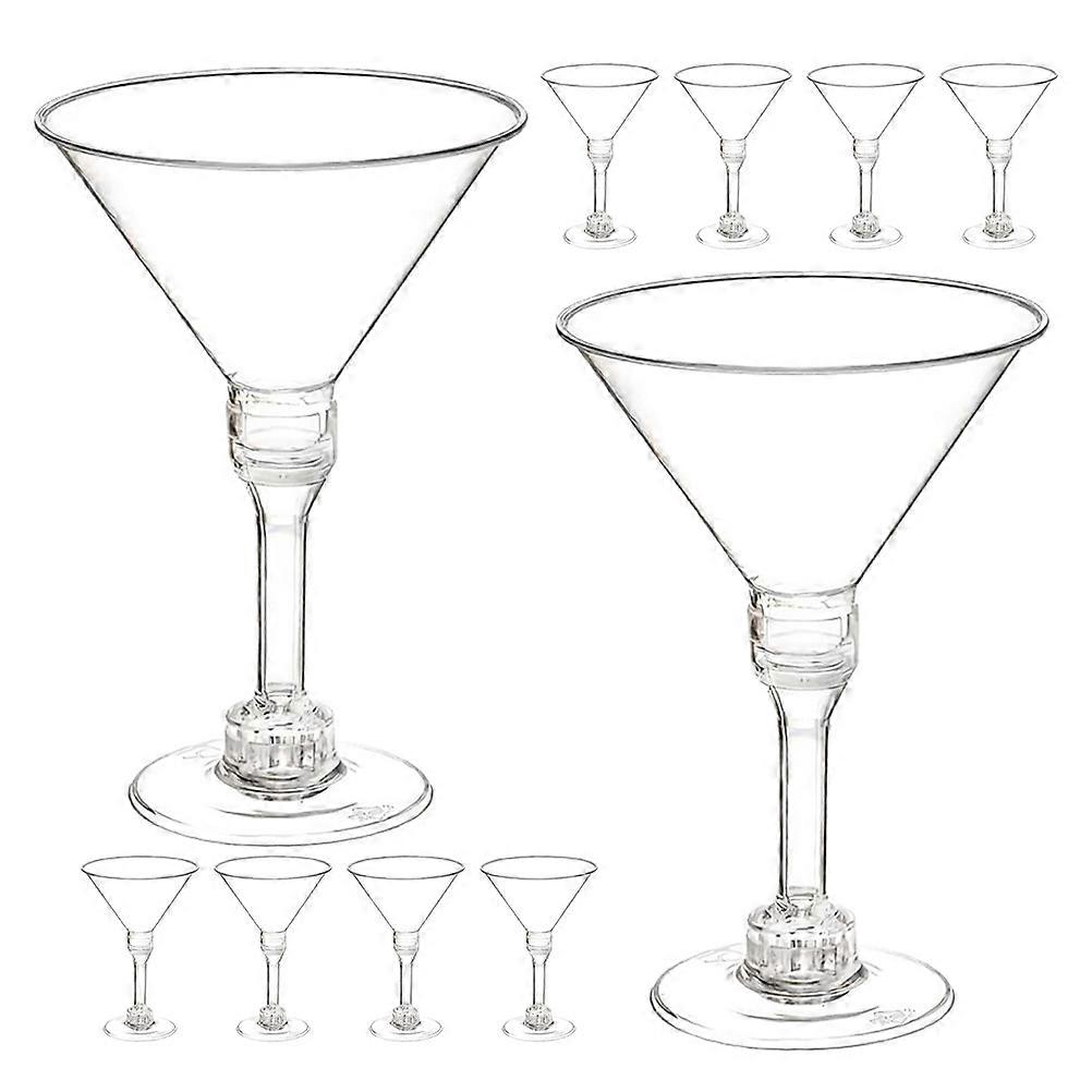Cocktail Cup Cocktail Glasses for Drinking 14Pcs White