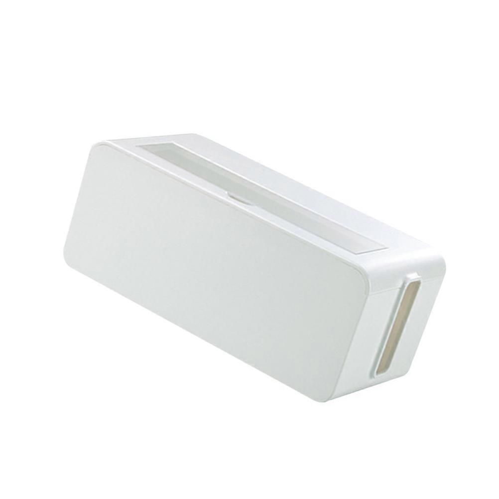 Cable Management Strip Organizer for Cable Organizing 2Pcs White