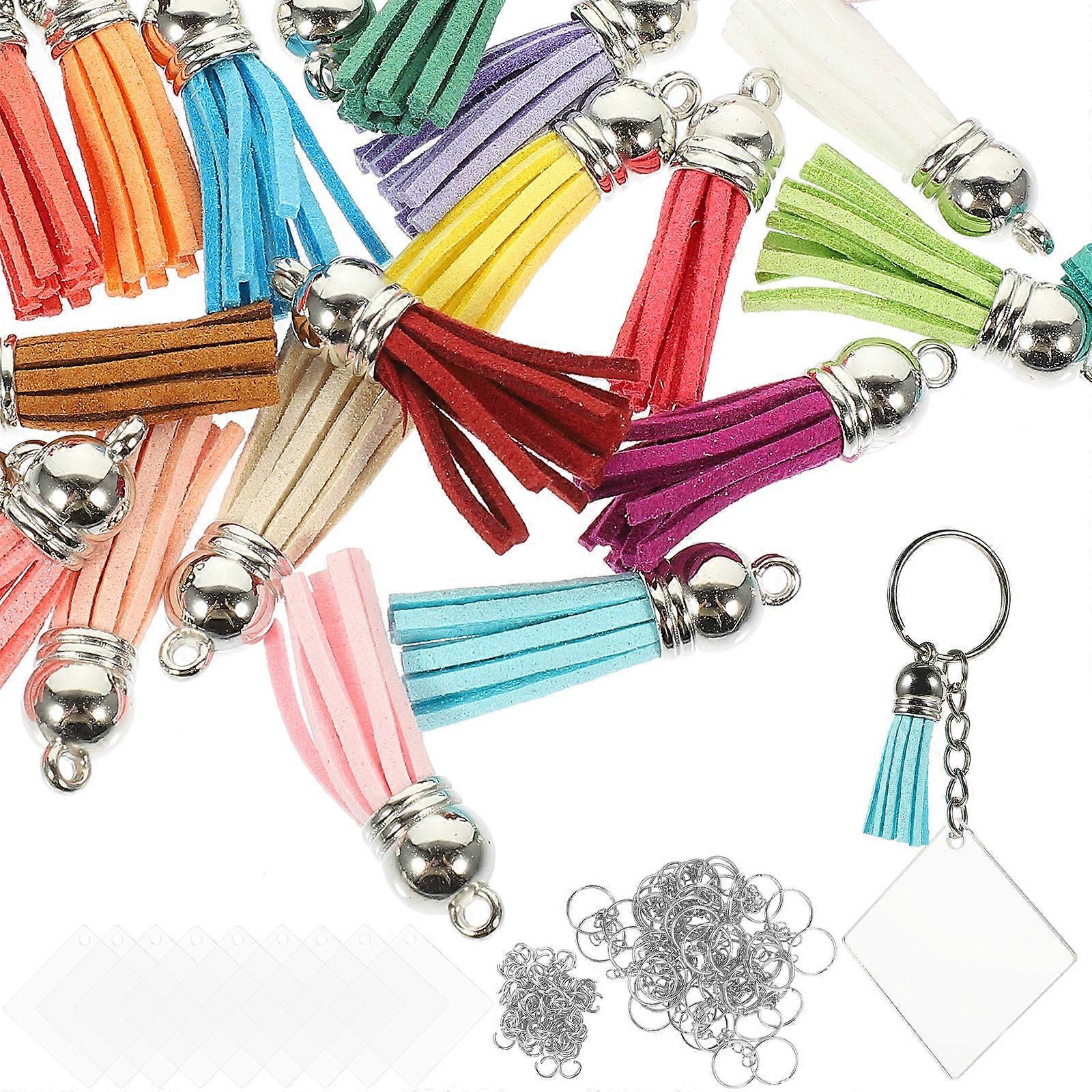 Sublimation Acrylic Keychain Decorative Portable Keychains 1Set