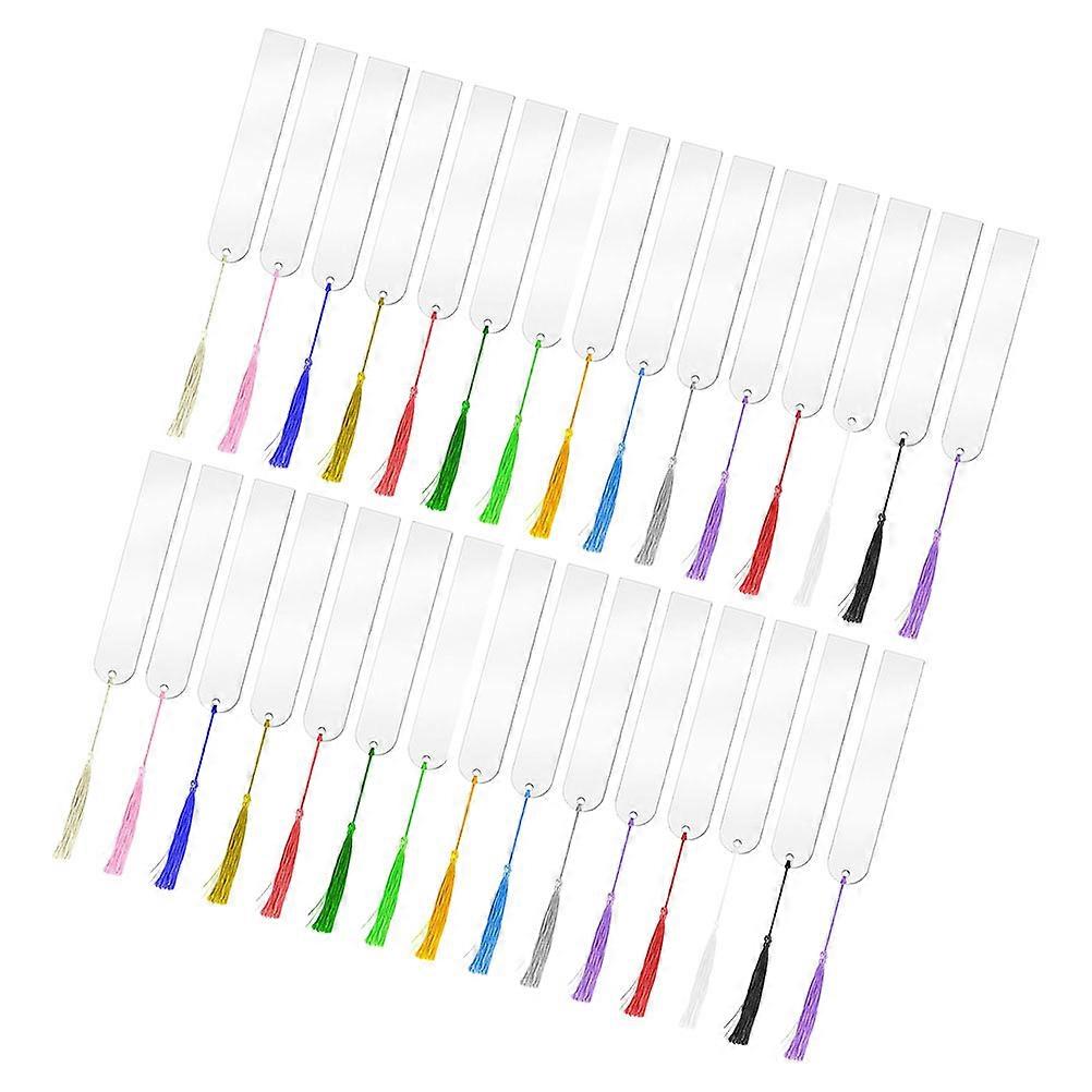 Colorful Tassels Bookmark 400 Sets Page Locator For Book Lovers 14.00X2.50X0.10CM DIY Design Reading Aid