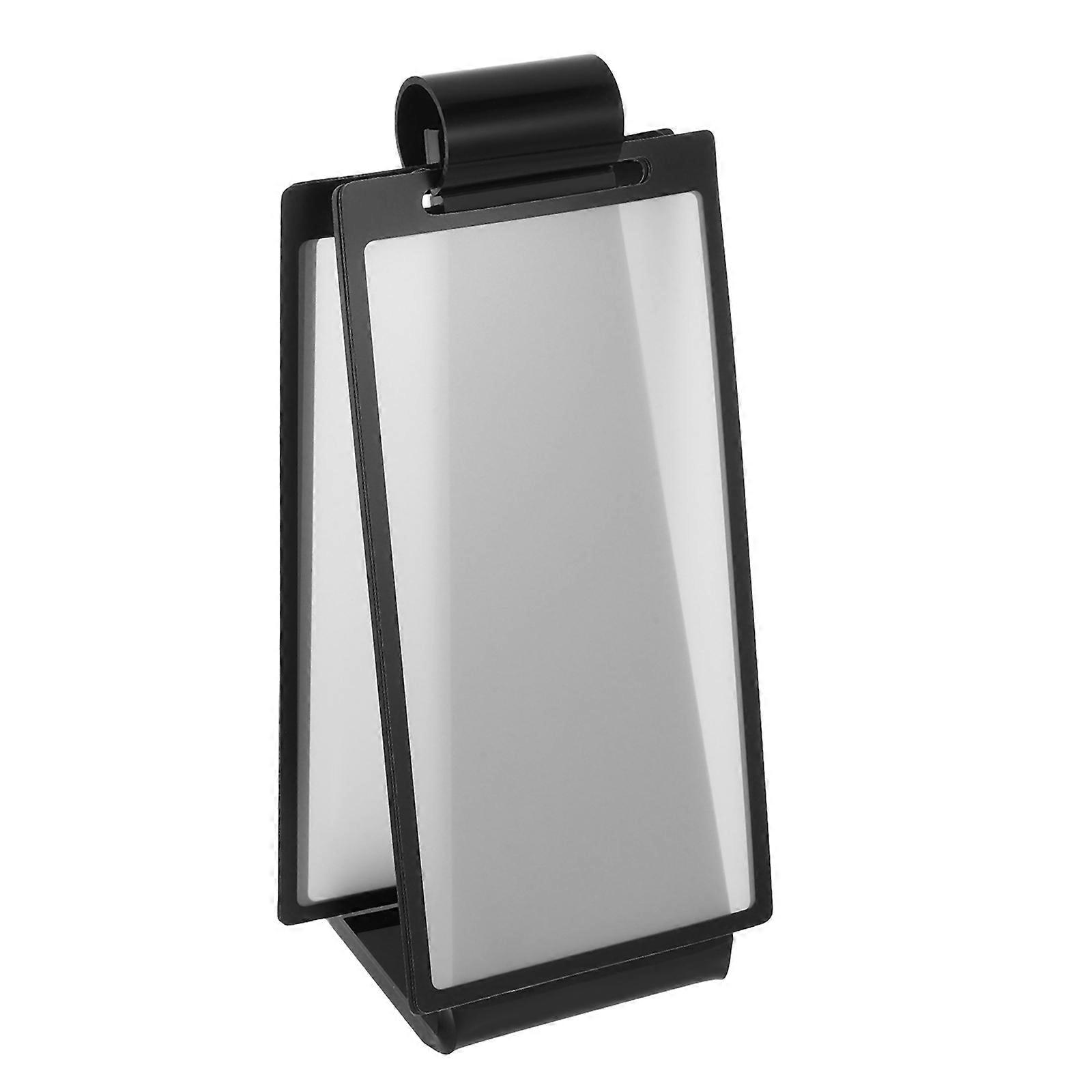 Acrylic Flip Menu Holder Tabletop Sign Display Stand for Restaurants 3Pcs