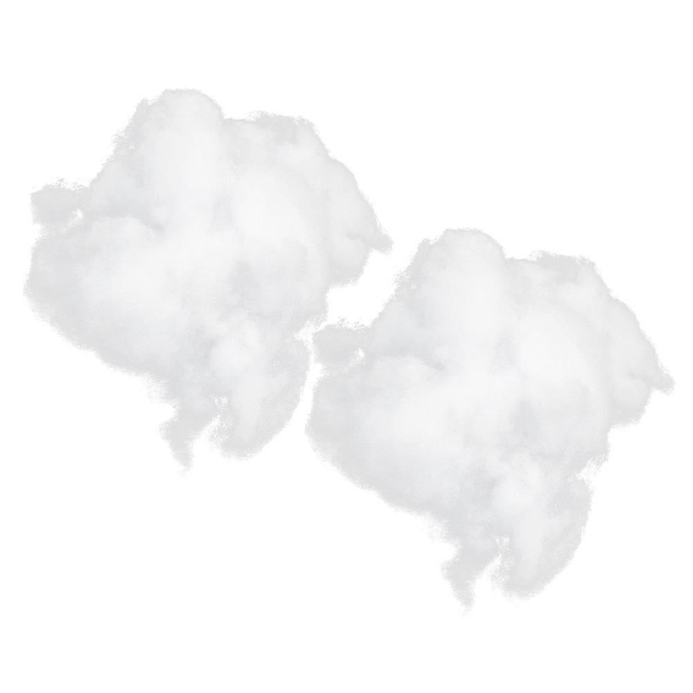 2Pcs Rectangular High Resilience PP Cotton Stuffing Perfect For Crafting Plush Safe Usage For Creative Projects