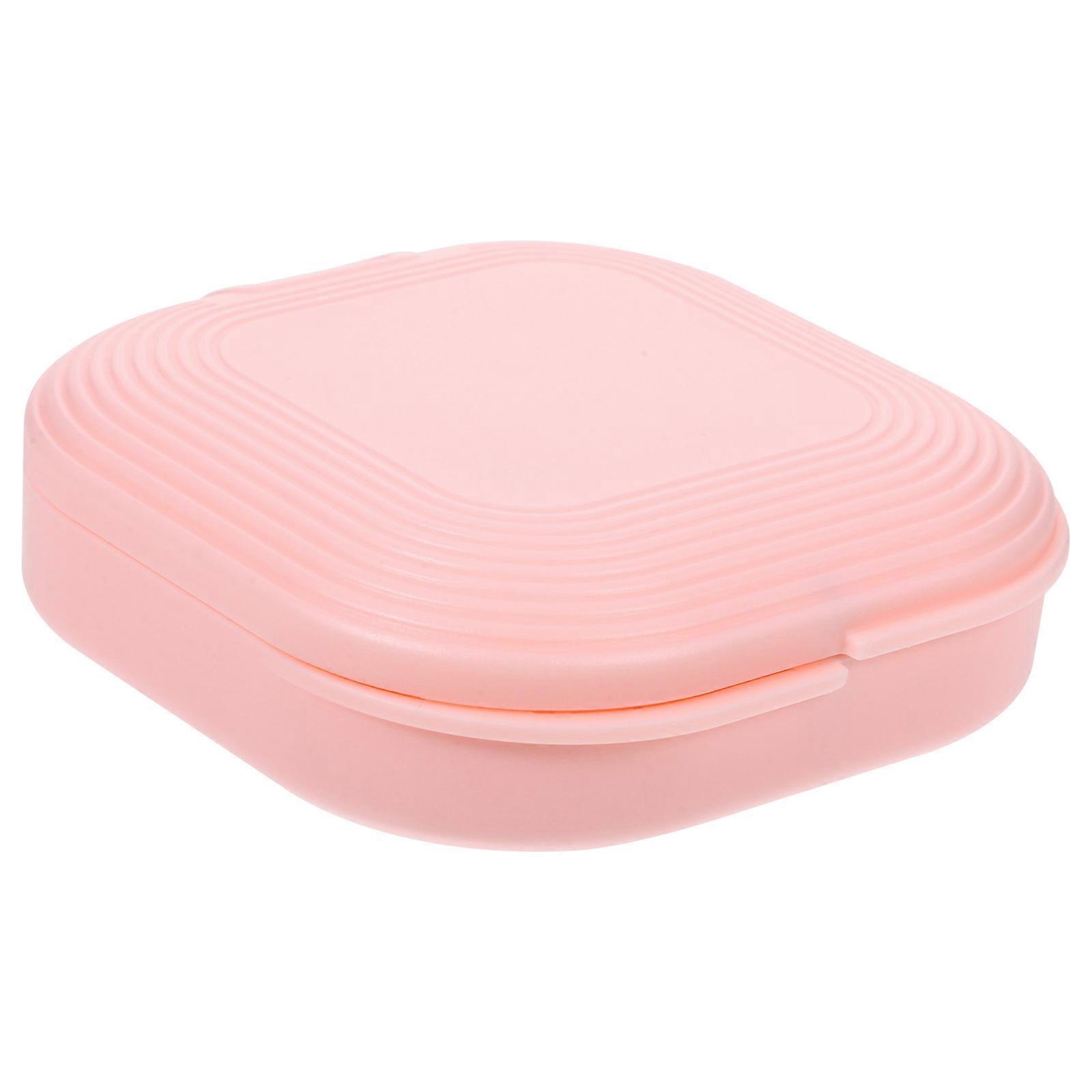 Adorable Retainer Case 5Pcs Multifunctional Holder for Small Objects Stylish Design Pocket Box with Mirror for Daily Travel