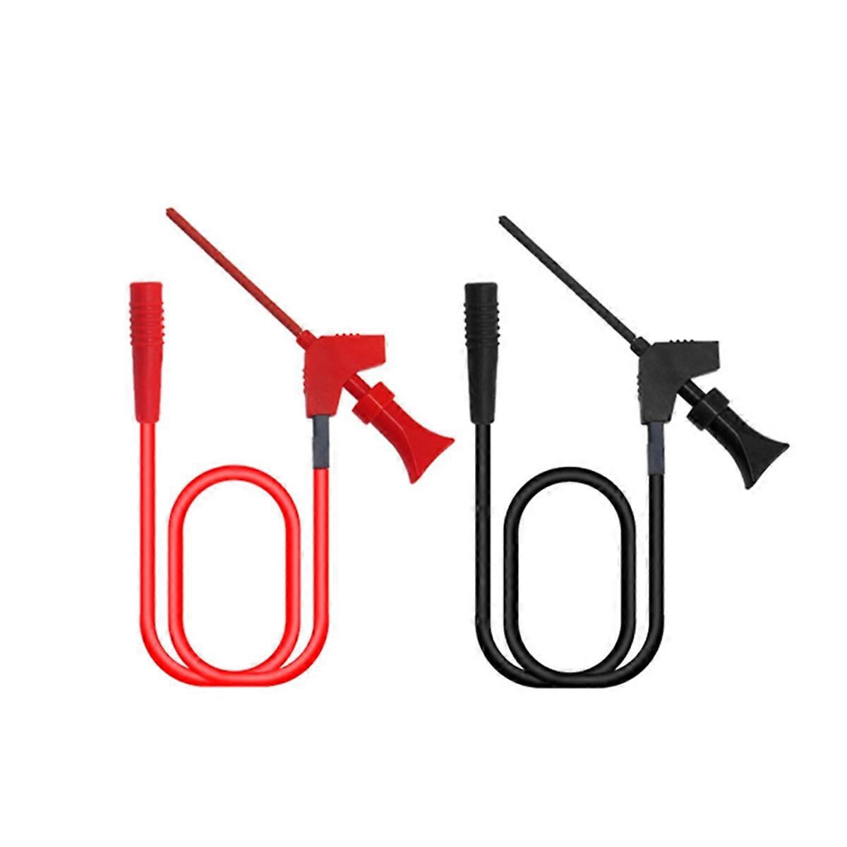 Multimeter Test Hook Clip Mini IC Hook Test Clip with Leads to 2mm Hole Socket High Quality Test Ca