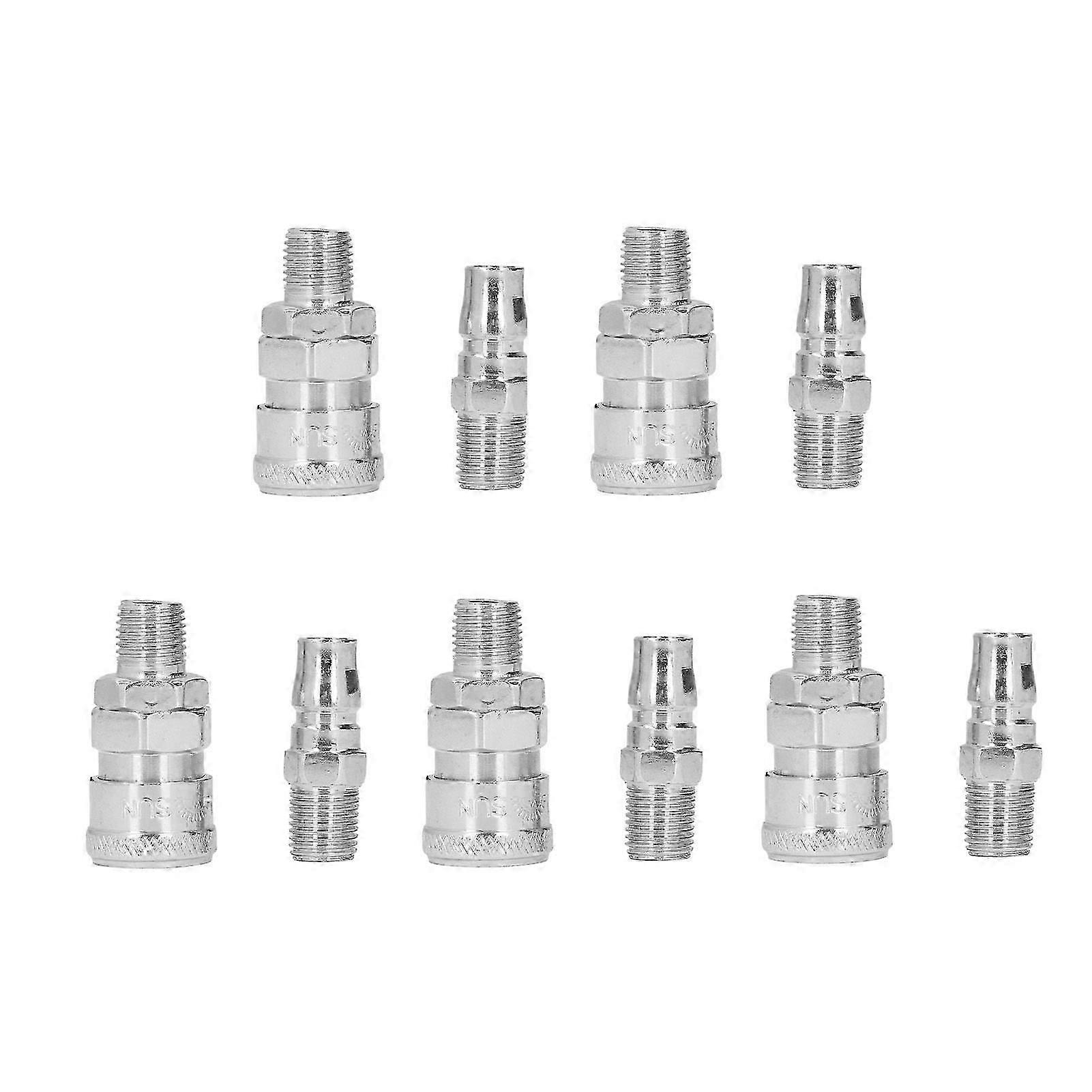 High quality Five sets of C-type quick connectors, stainless steel pneumatic
