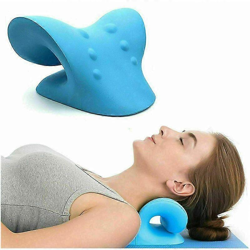 Minglan Neck Traction Pillow Original Cloud Shape Neck Stretcher Cervical Pain Relief