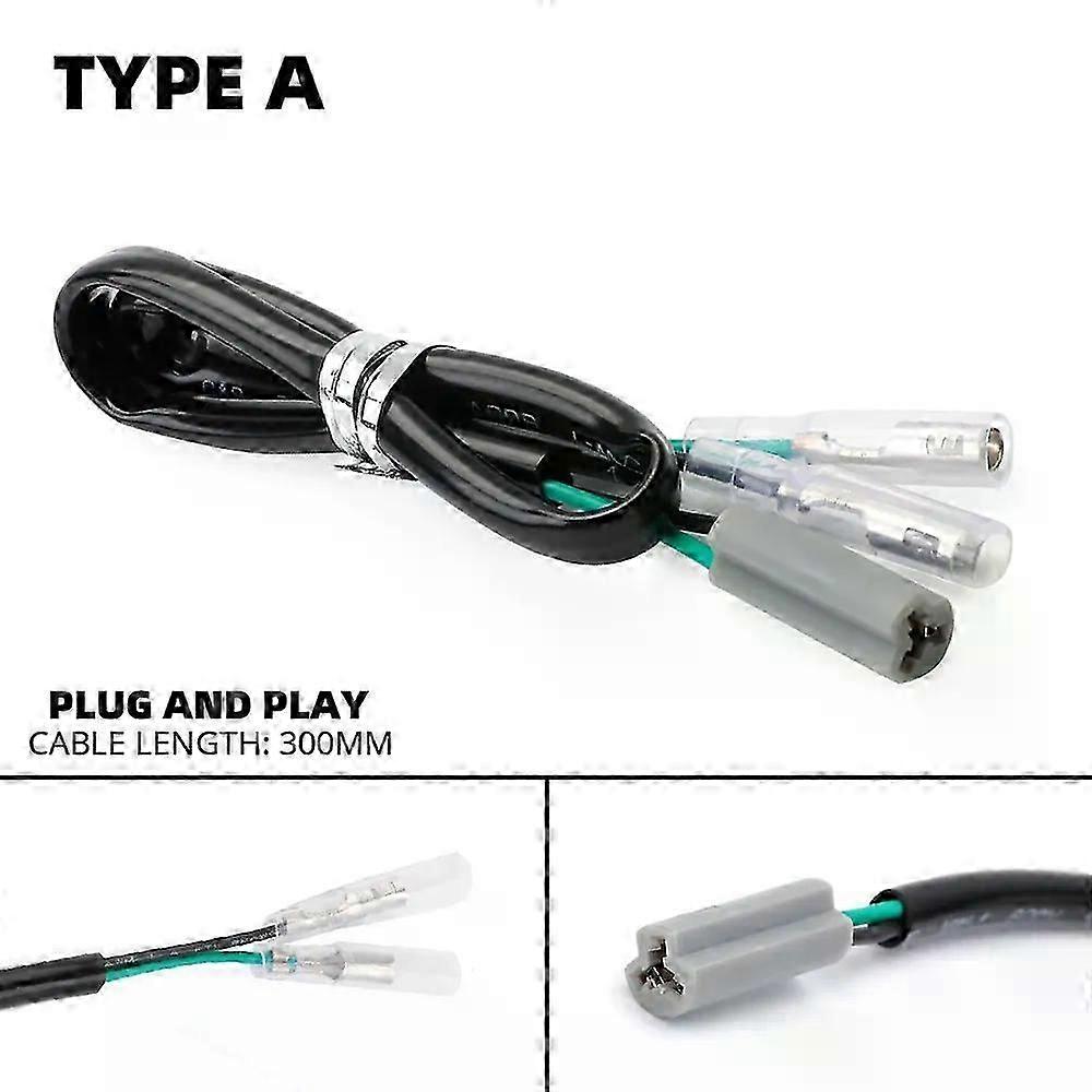 Compatible avec le connecteur de câble d'éclairage de plaque d'immatriculation, adaptateur de fil pour YAMAHA MT07 MT09 Tracer 900/9/GT 9GT+ Tenere 700 XTZ700 XSR YZF R7_c*