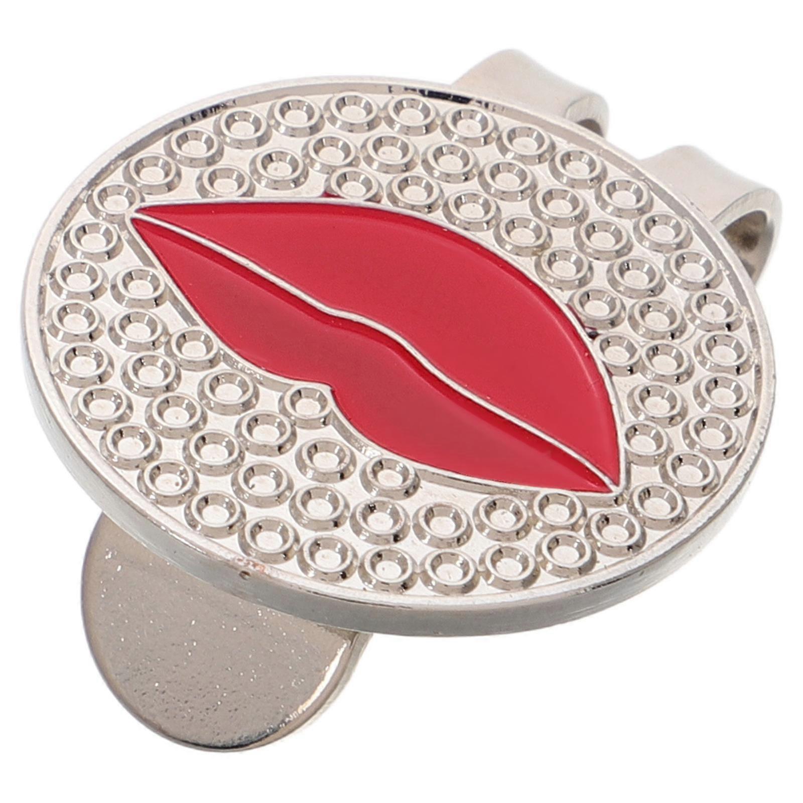 Golf Hat Clip Ball Marker for Holding Use 3Pcs Assorted Color Zinc Alloy