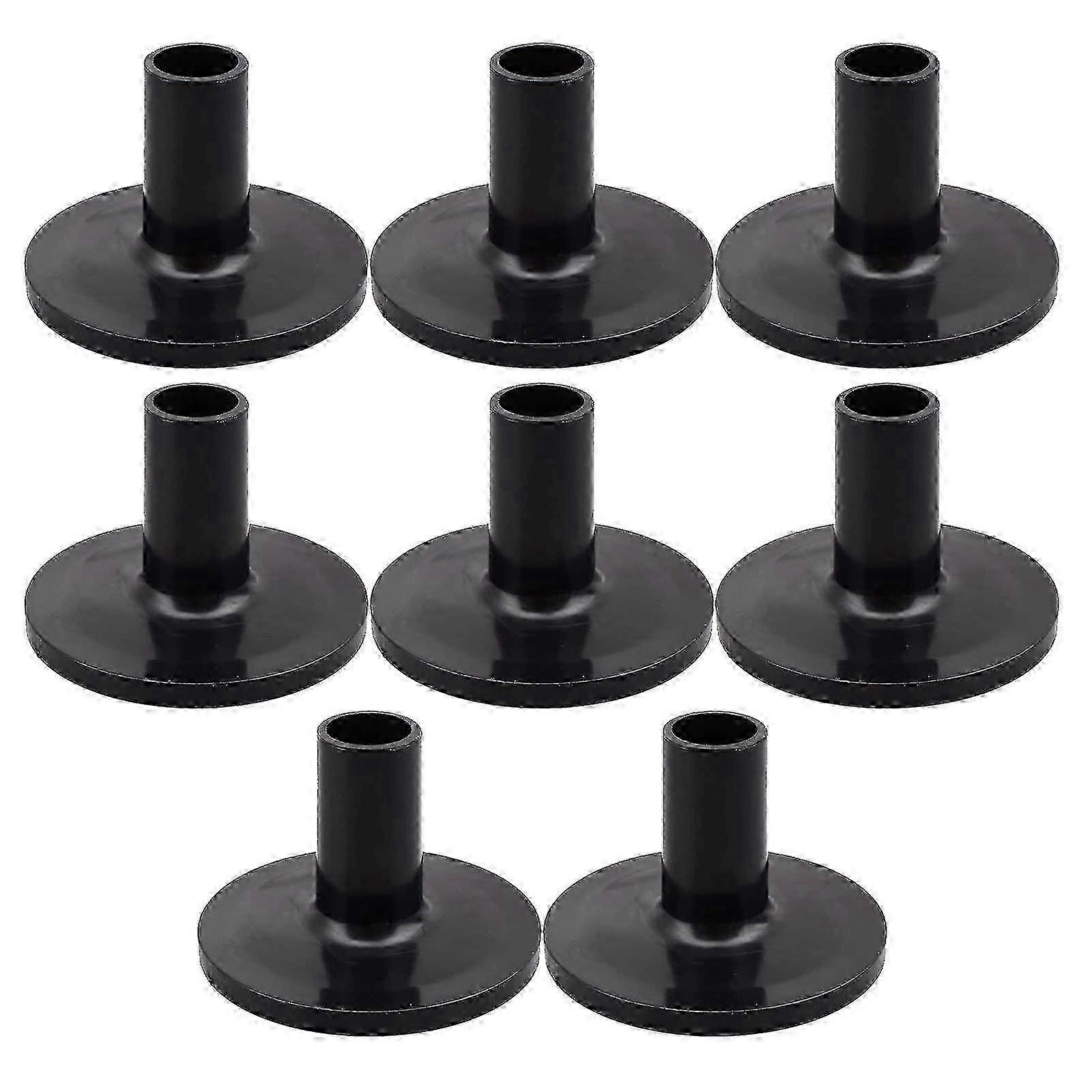 8-Piece Drum Mount Stand with Flange Base for Drum Set Accessories in Black