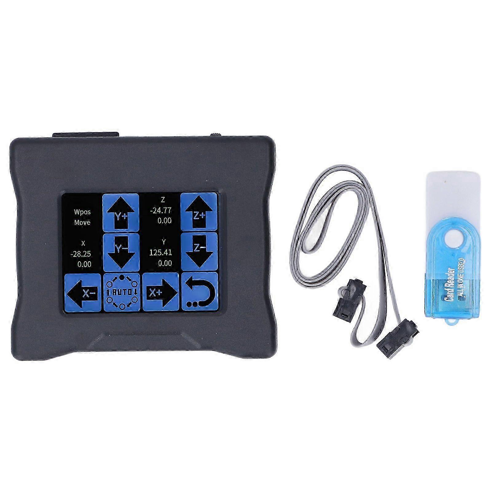 CNC Offline Controller LCD Touchscreen Offline Control Module for 3 Axes Engraving Machine Router