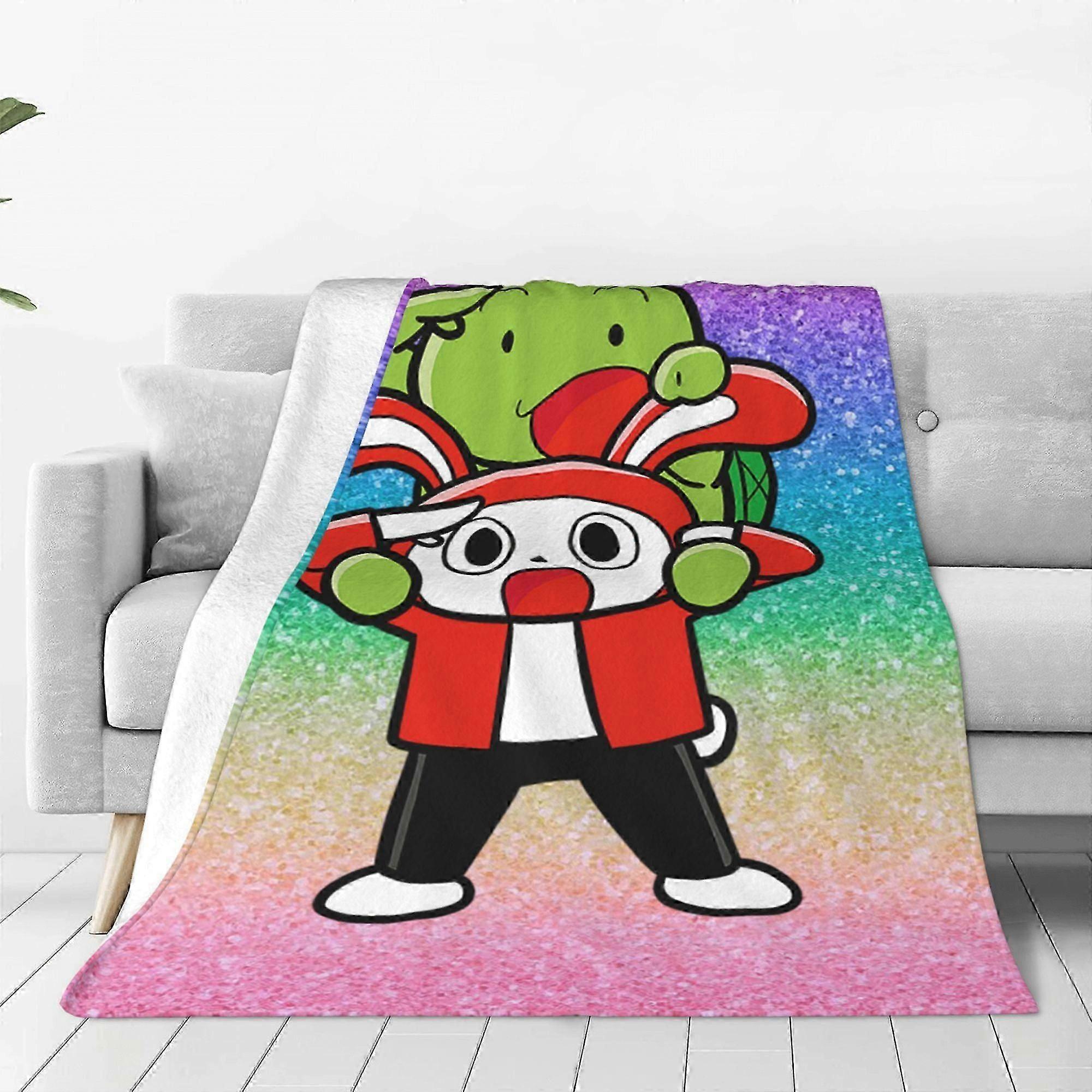 Blanket CookieSwirlC Blanket Throw Lightweight Soft Air Conditioning Flannel Blankets for Bed Couch Sofa Party DecorationsEUB780