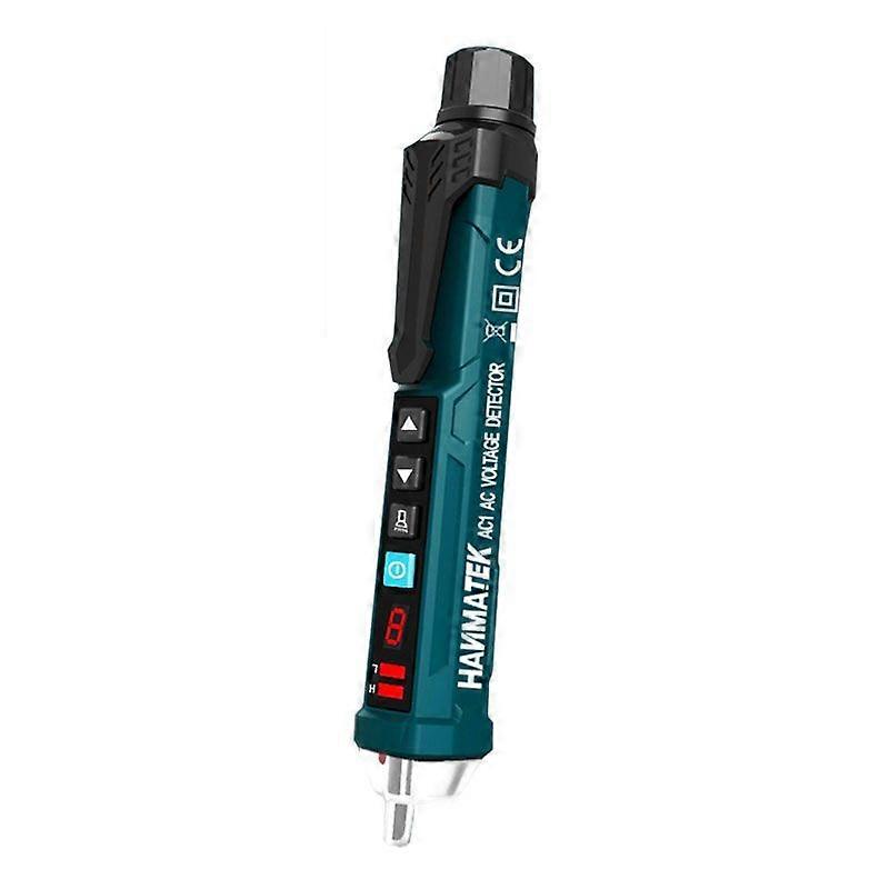 Non-Contact Voltage Detector, AC1 Adjustable Sensitivity/LCD Display/LED Flashlight/Dual Range 12V/48V-1000V