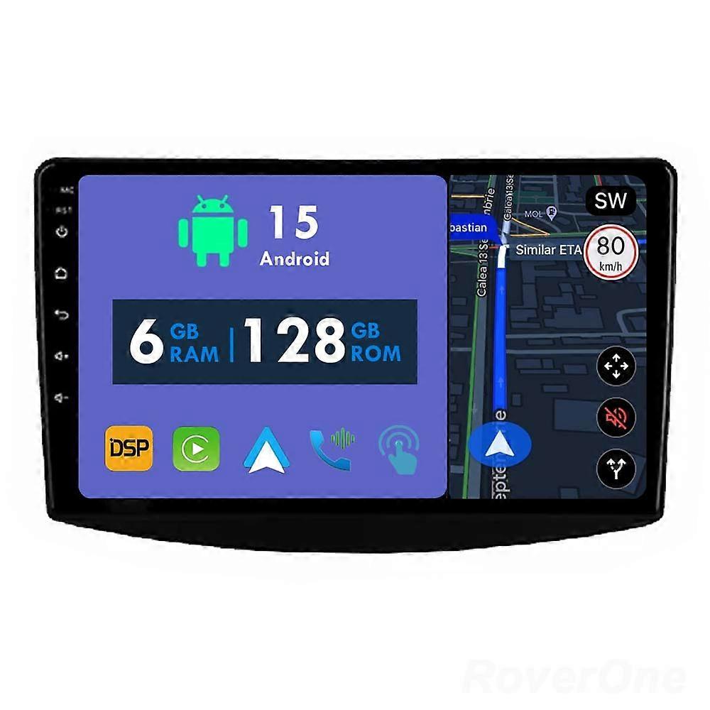 Car Radio 6G+128G CarPlay GPS Navigation Head Unit for Mitsubishi Grandis 1 2003 - 2011 Android Auto Bluetooth Stereo Touch Screen