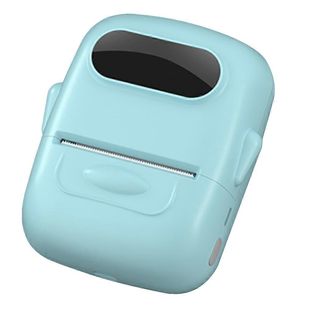 Portable Thermal Printer Mini Printer with Stickers Printer Green