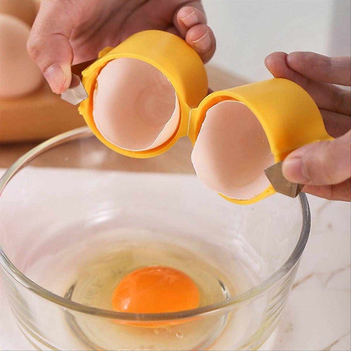 Egg Shell Opener Egg Cracker Tool for Raw Eggs Handheld Eggs Breaker