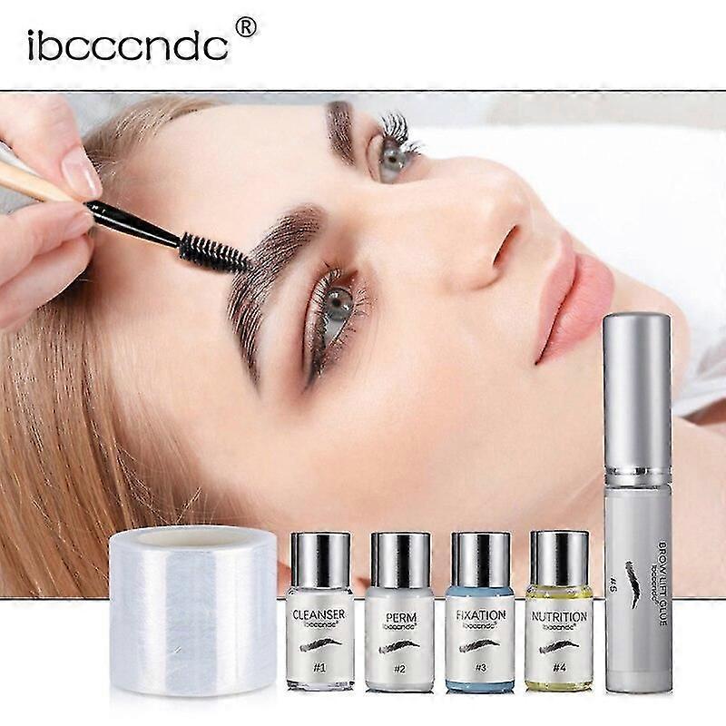 Ibcccndc 6pieces Eyebrow Ironing Set Eyebrow Styling Agent Quick Styling Eyebrow Ironing Fixing Agent Beauty Makeup Cosmetics