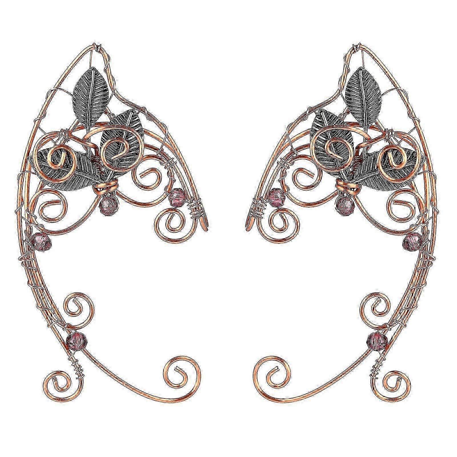 Elf Ear Bone Clip Earrings Non-Piercing for Women's