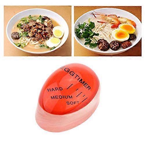 Egg Timer Color Changing Egg Timer Resin 1 Piece Red For Soft And Hard Boiled Eggs Eco Friendly Kitchen Tool