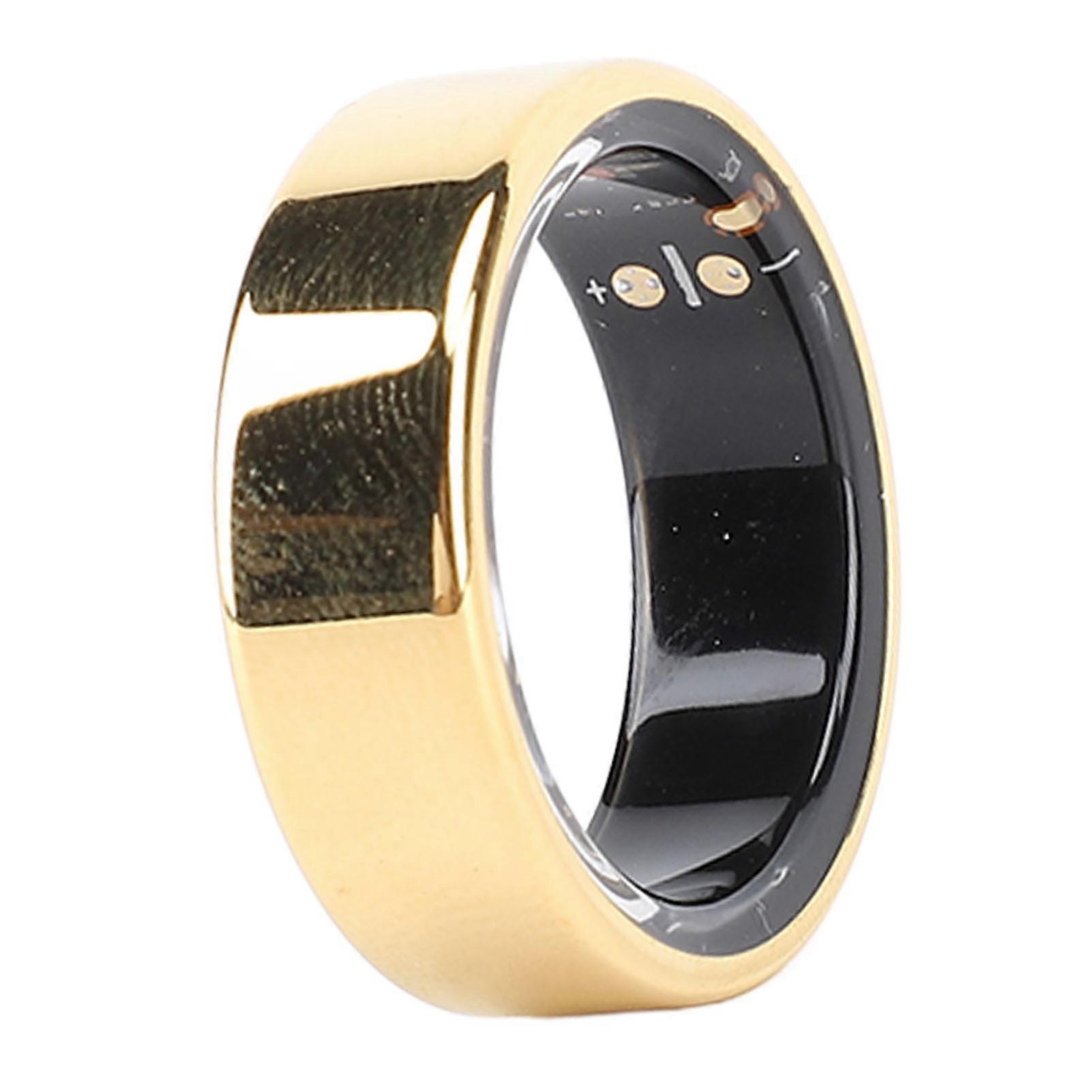 Smart Health Ring Magnetic Charging IP68 Water Proof 3 Exercise Modes Fitness Tracker Ring with Pedometer for Walking Running Cycling 12 