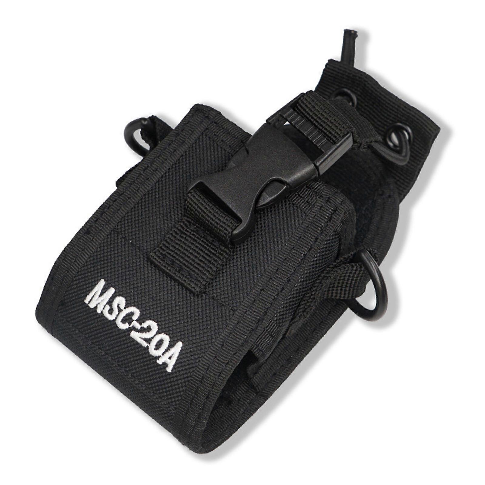 Heavy Duty Two Way Radio Pouch Case With Wearing Styles Comfortable Shoulder Strap For Professionals Handsfree Carrying Multicolor