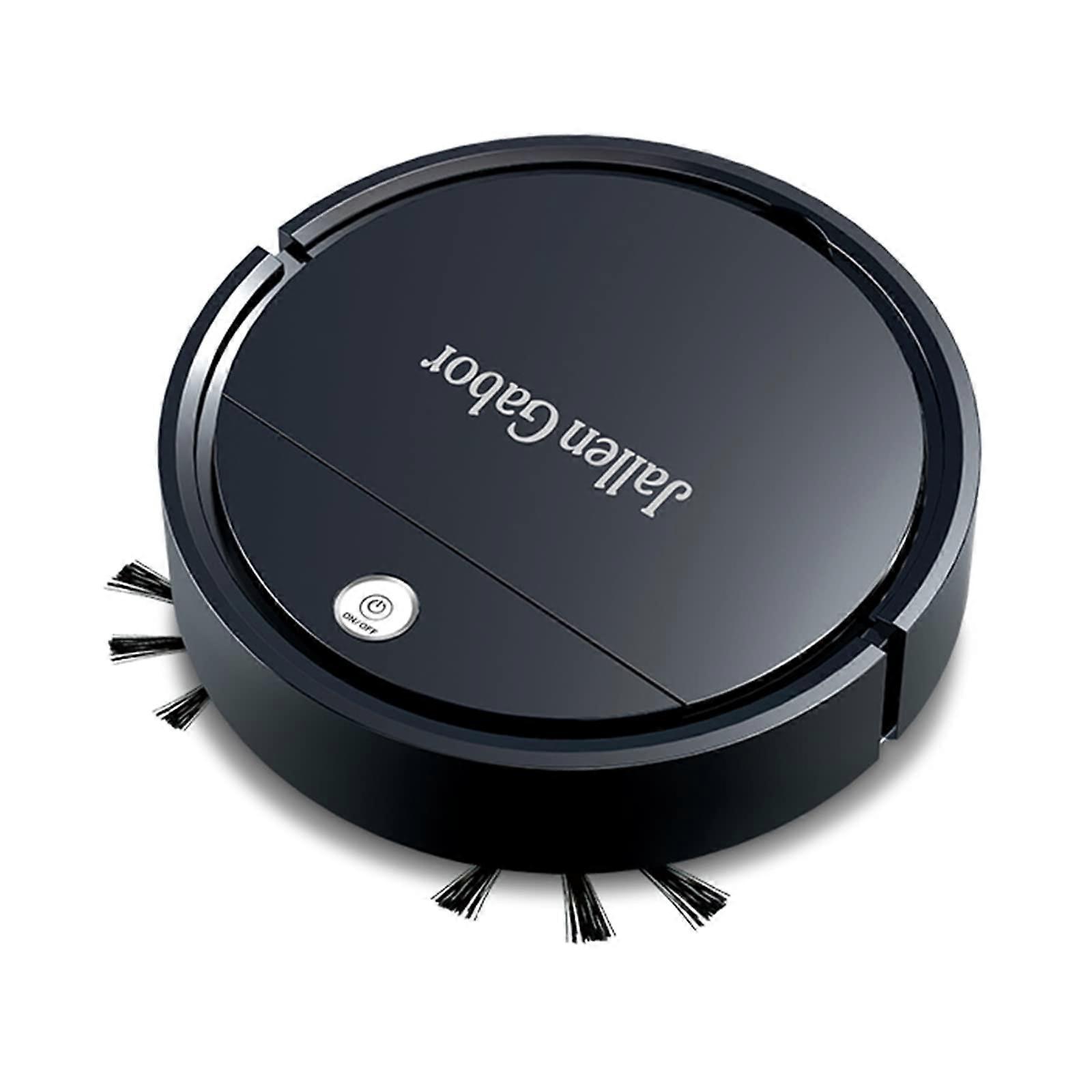 5in1 Robot Automatic Vacuum With Spray Function For Pet Hair On Hard Floors Smart Sweeper Black