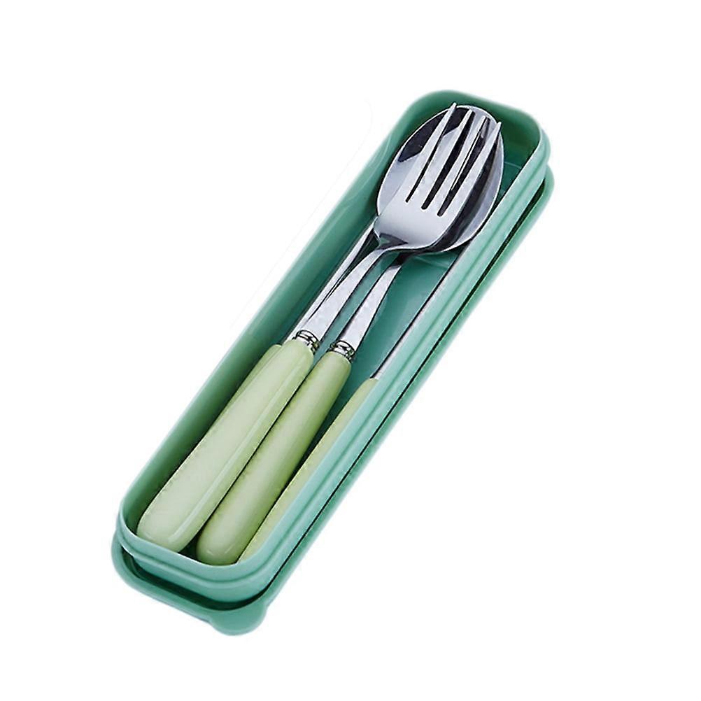 Cookware Set Stainless Steel Cutlery Portable Tableware Chopsticks Spoons Fork