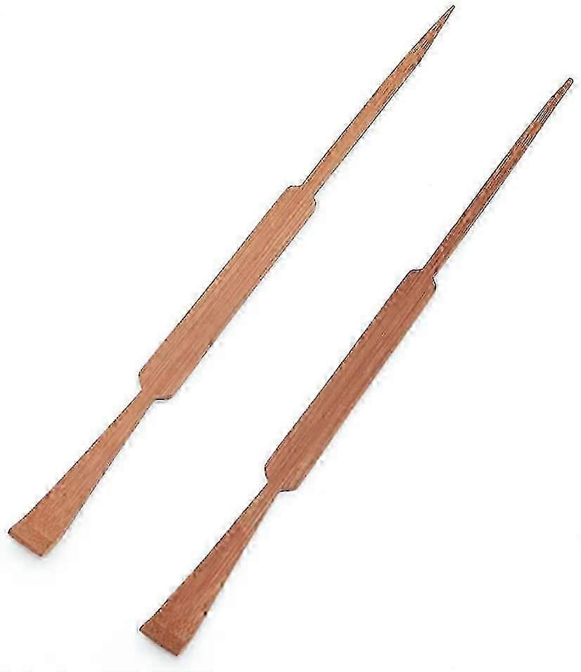 3 section shaped bamboo matcha spoon for Kung fu tea