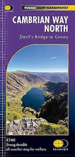 Cambrian Way North Sheet map folded Book