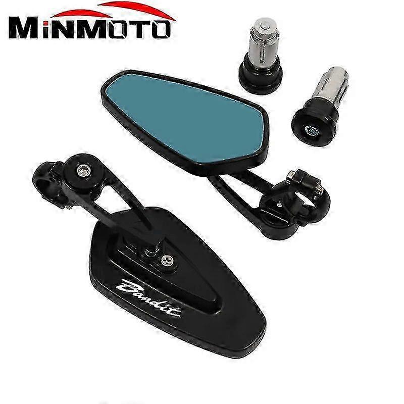 Motorcycle Mirror Cnc Handlebar End Rearview Side Mirrors For Gsf 250 400 650 600 S N 1250 Bandit Gsf1250 Gsf650 Gsf600