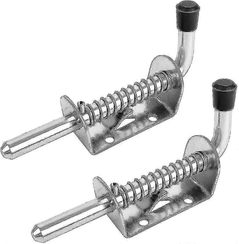 Stainless Steel Spring Latch Shed Accessorysilver-2pcs