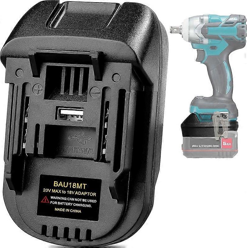Battery Adapter For Bauer 20v Battery Converter to for Makita 18v Power Tools