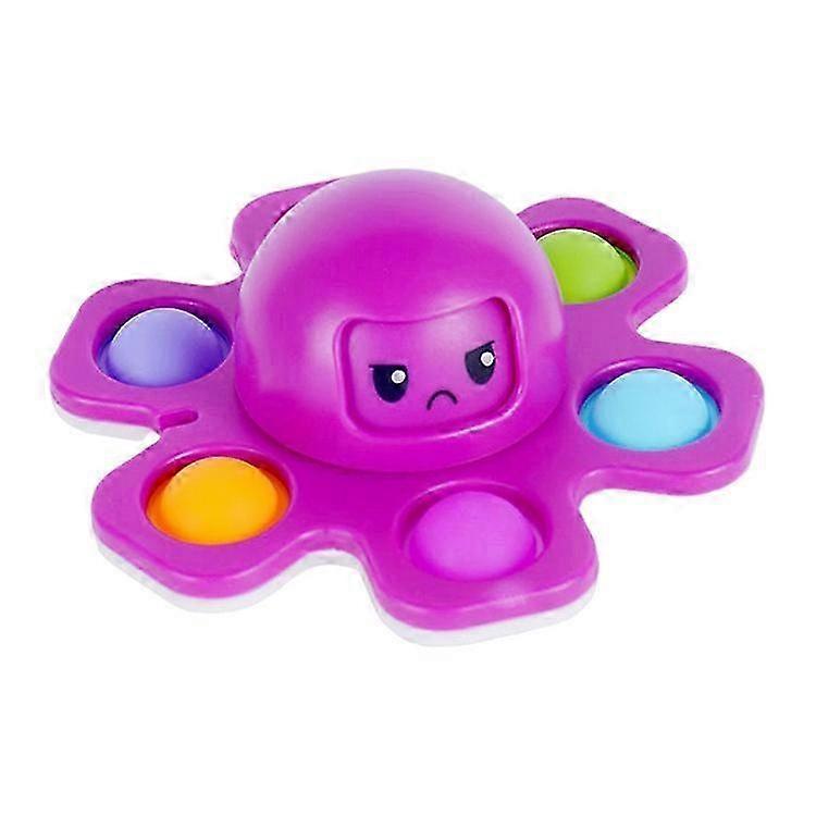 Flip Face Octopus Fingertip Gyroscope Decompression Toy