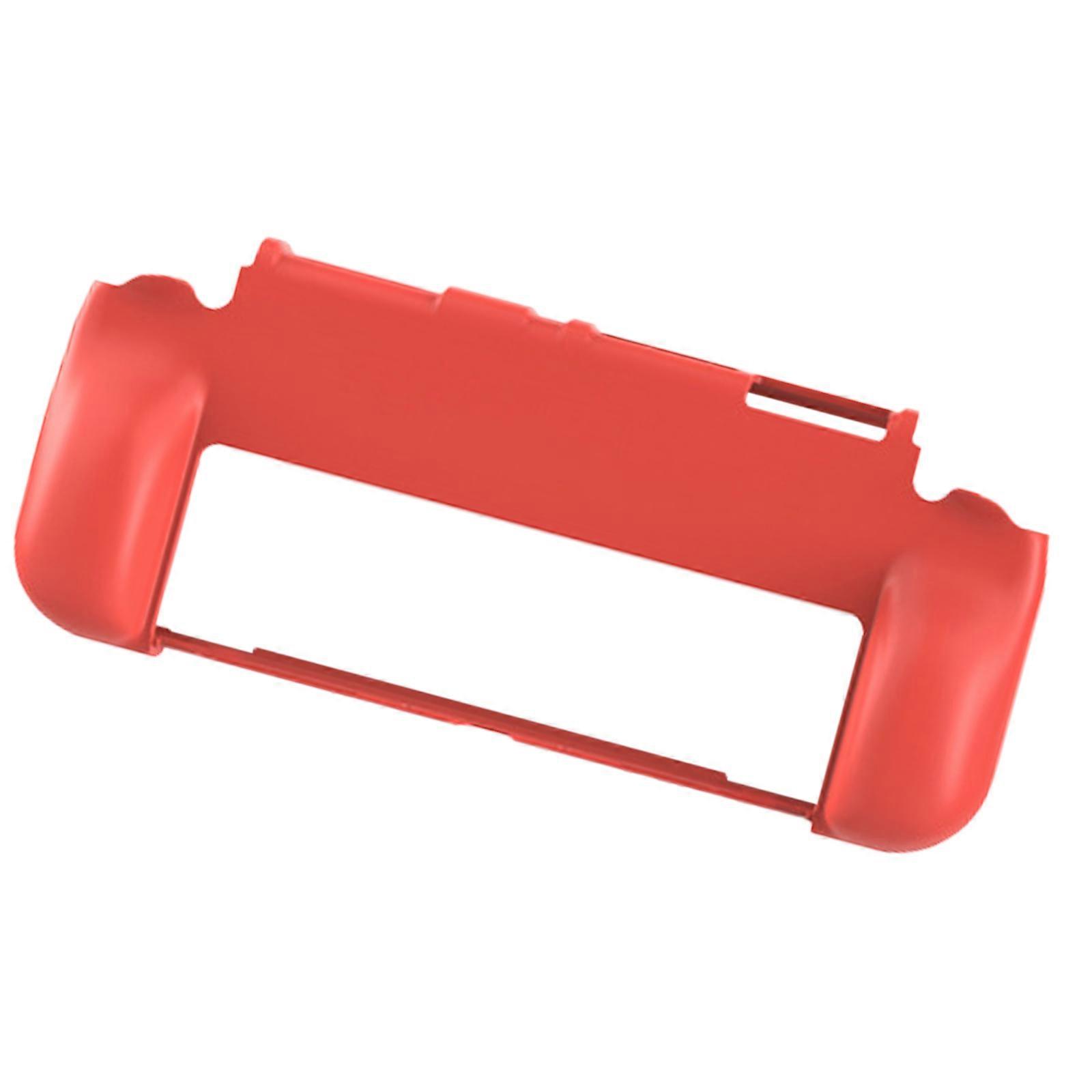 TPU Protective Case Soft Protective Skin Cover Case for Game Console Remote Player Ergonomic Shockproof Antiscratch  Red